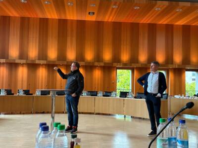 AGFK Kommission Radbesichtigung Votrag im Rathaus 2