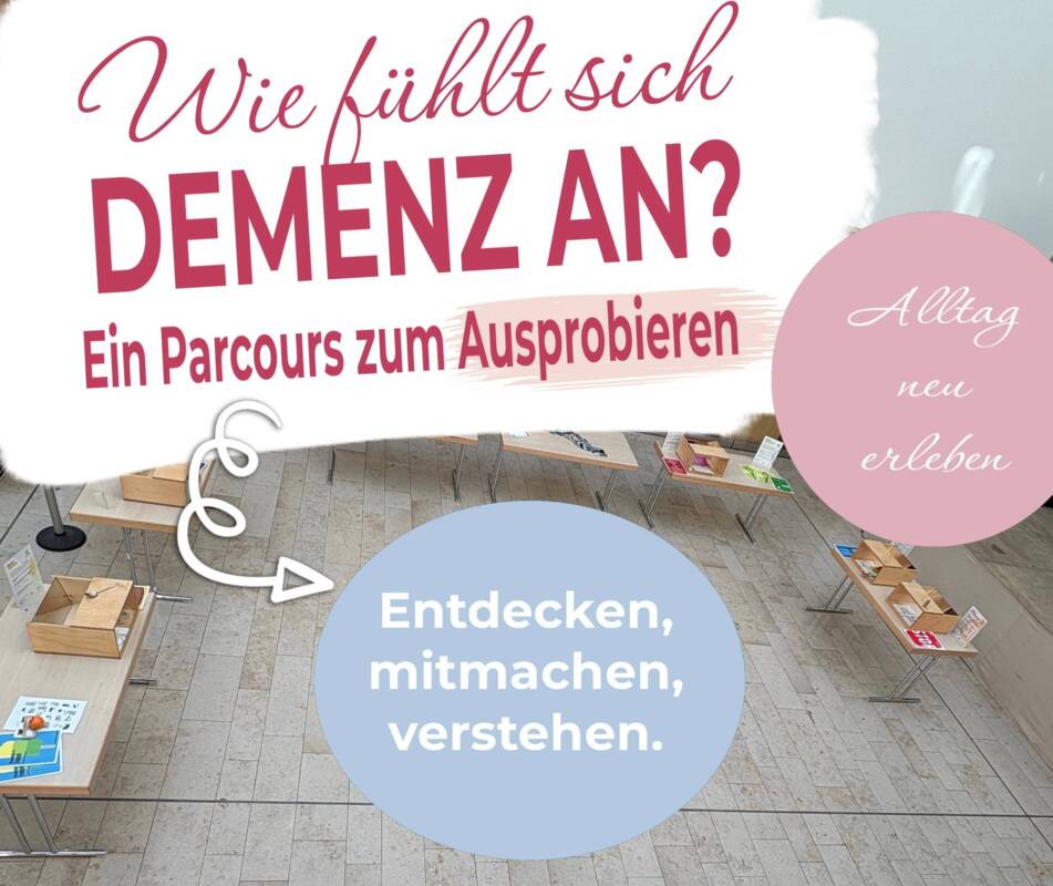 Demenzparcours Ankündigung