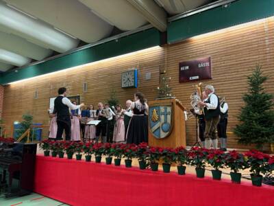 Die Feldkirchner Blaskapelle sorgte für festliche Stimmung.